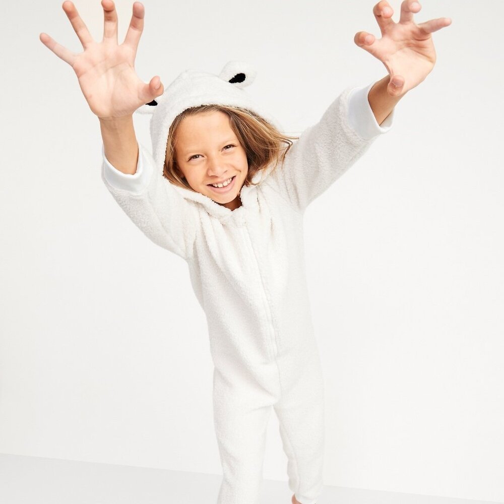 Old Navy Polar Bear Onesie Unisex XL 14/16